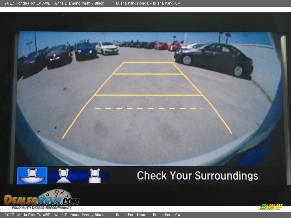 2017 Honda Pilot EX AWD White Diamond Pearl / Black Photo #6