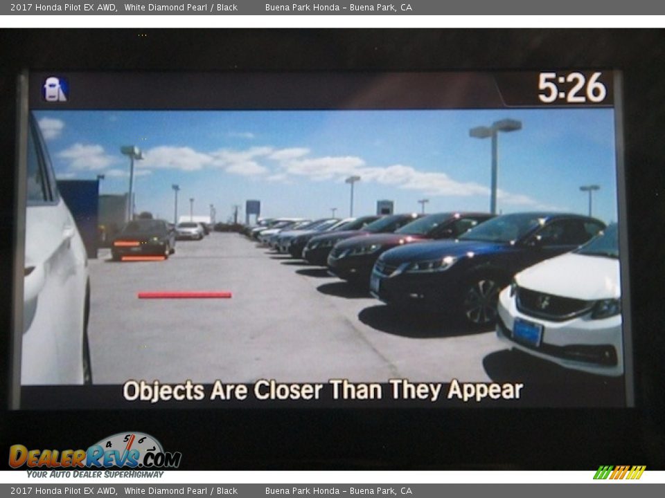 2017 Honda Pilot EX AWD White Diamond Pearl / Black Photo #7