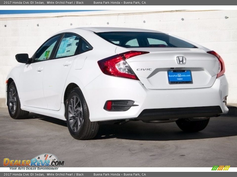 2017 Honda Civic EX Sedan White Orchid Pearl / Black Photo #2