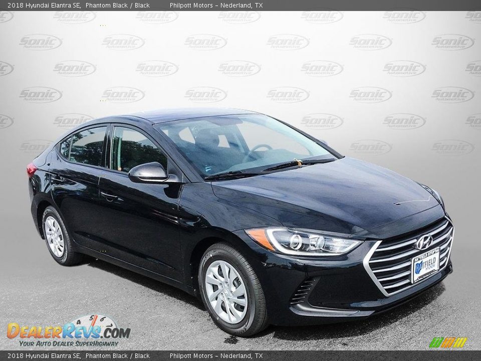 2018 Hyundai Elantra SE Phantom Black / Black Photo #2