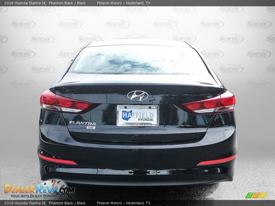 2018 Hyundai Elantra SE Phantom Black / Black Photo #4