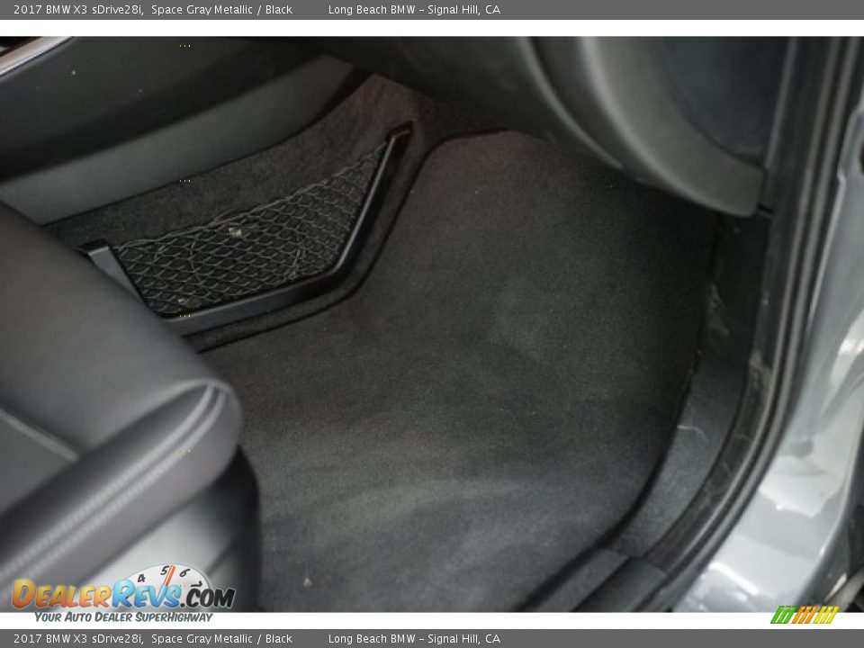 2017 BMW X3 sDrive28i Space Gray Metallic / Black Photo #20