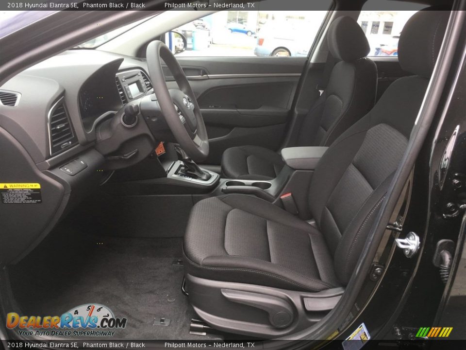 2018 Hyundai Elantra SE Phantom Black / Black Photo #7