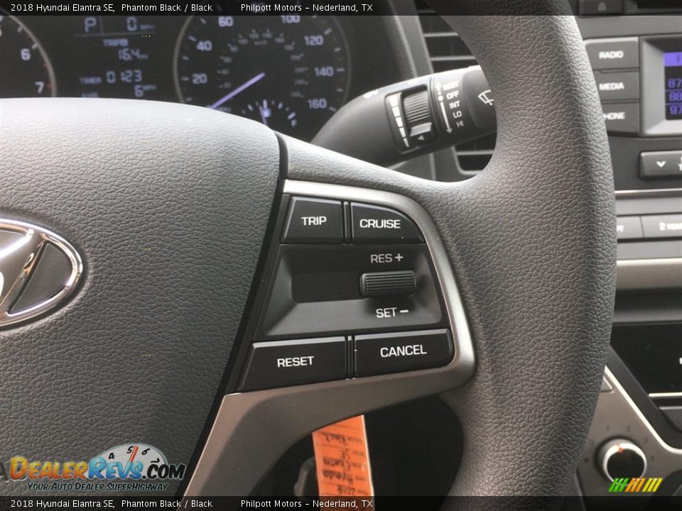 2018 Hyundai Elantra SE Phantom Black / Black Photo #11
