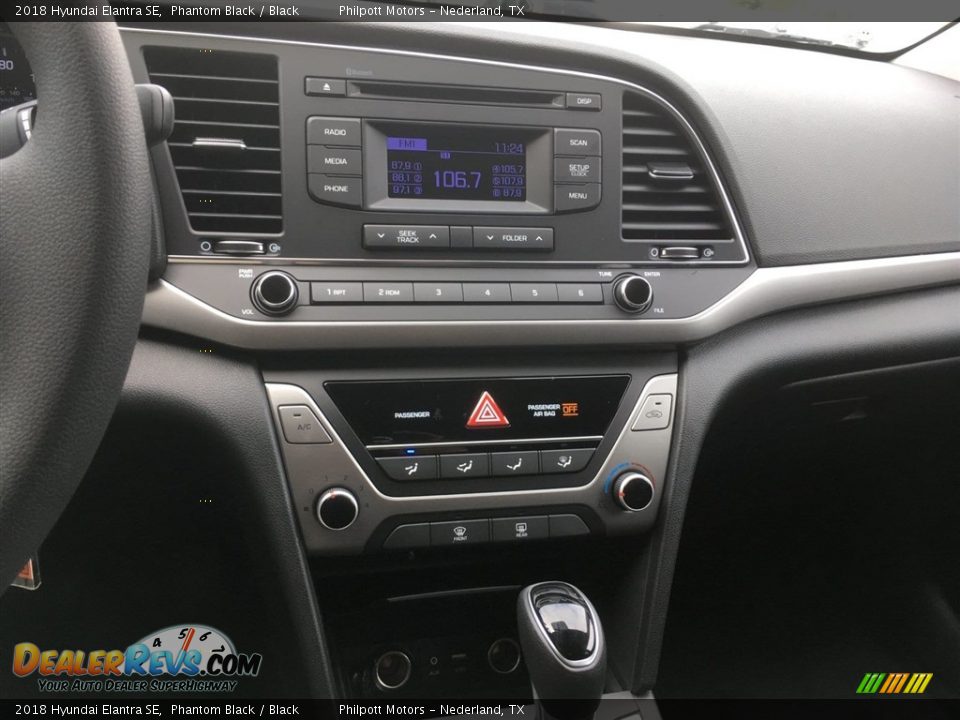 2018 Hyundai Elantra SE Phantom Black / Black Photo #13