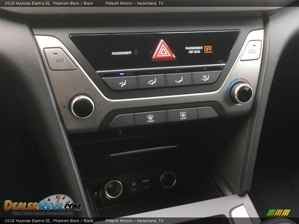 2018 Hyundai Elantra SE Phantom Black / Black Photo #14