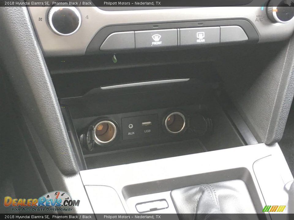 2018 Hyundai Elantra SE Phantom Black / Black Photo #15