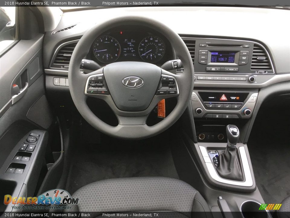 2018 Hyundai Elantra SE Phantom Black / Black Photo #21