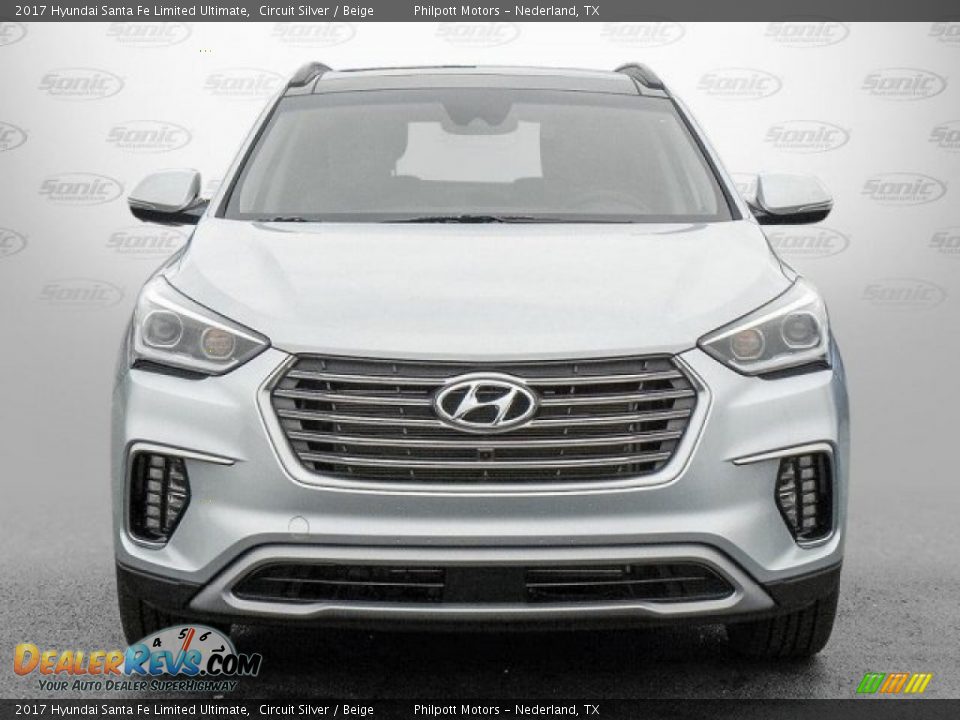 2017 Hyundai Santa Fe Limited Ultimate Circuit Silver / Beige Photo #7