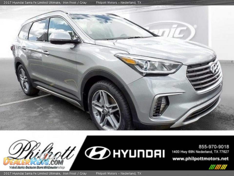 2017 Hyundai Santa Fe Limited Ultimate Iron Frost / Gray Photo #1