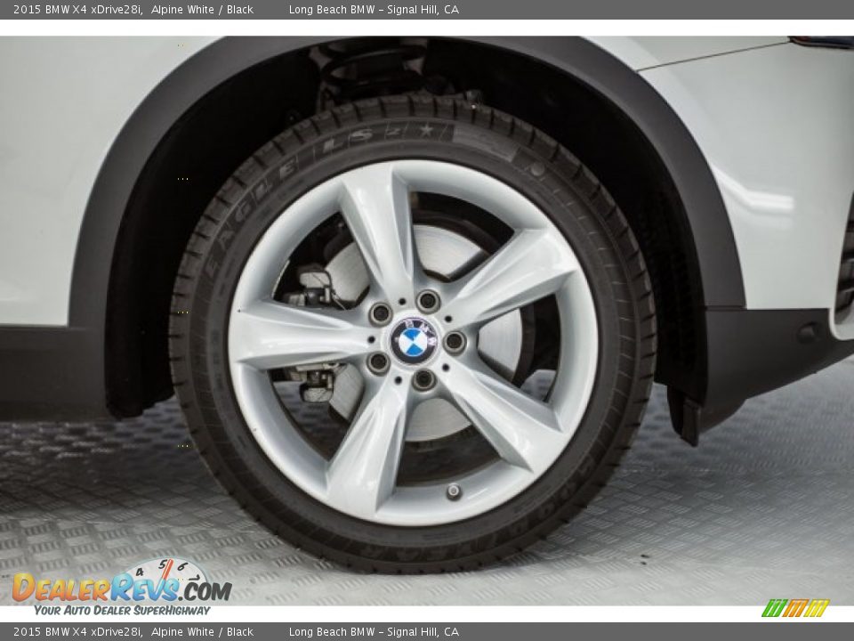 2015 BMW X4 xDrive28i Alpine White / Black Photo #8
