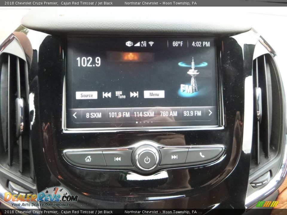 2018 Chevrolet Cruze Premier Cajun Red Tintcoat / Jet Black Photo #17