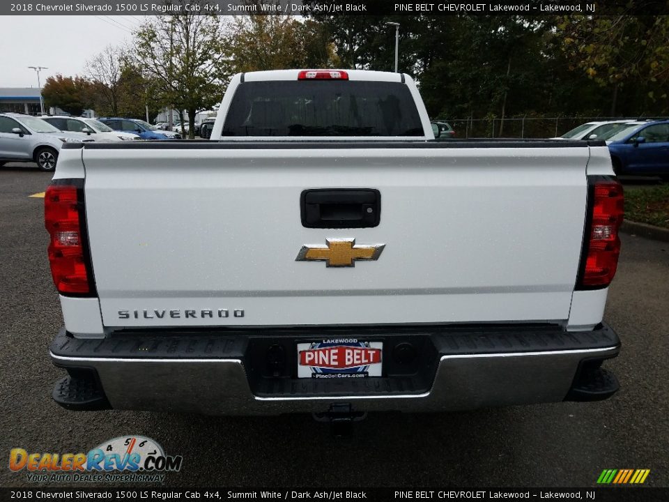 2018 Chevrolet Silverado 1500 LS Regular Cab 4x4 Summit White / Dark Ash/Jet Black Photo #5