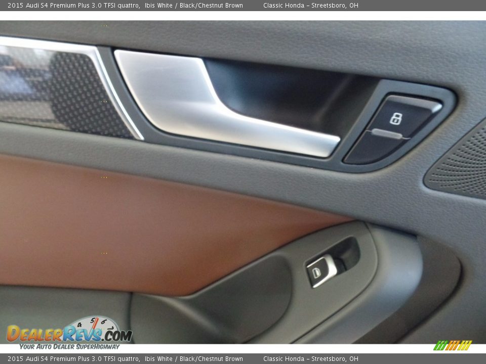 2015 Audi S4 Premium Plus 3.0 TFSI quattro Ibis White / Black/Chestnut Brown Photo #19
