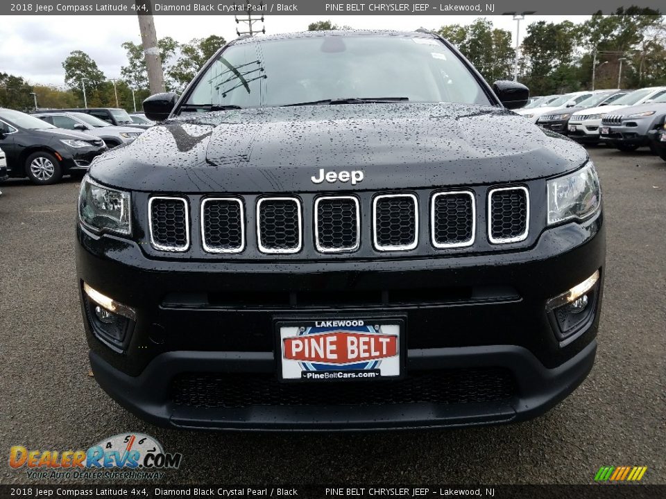 2018 Jeep Compass Latitude 4x4 Diamond Black Crystal Pearl / Black Photo #2