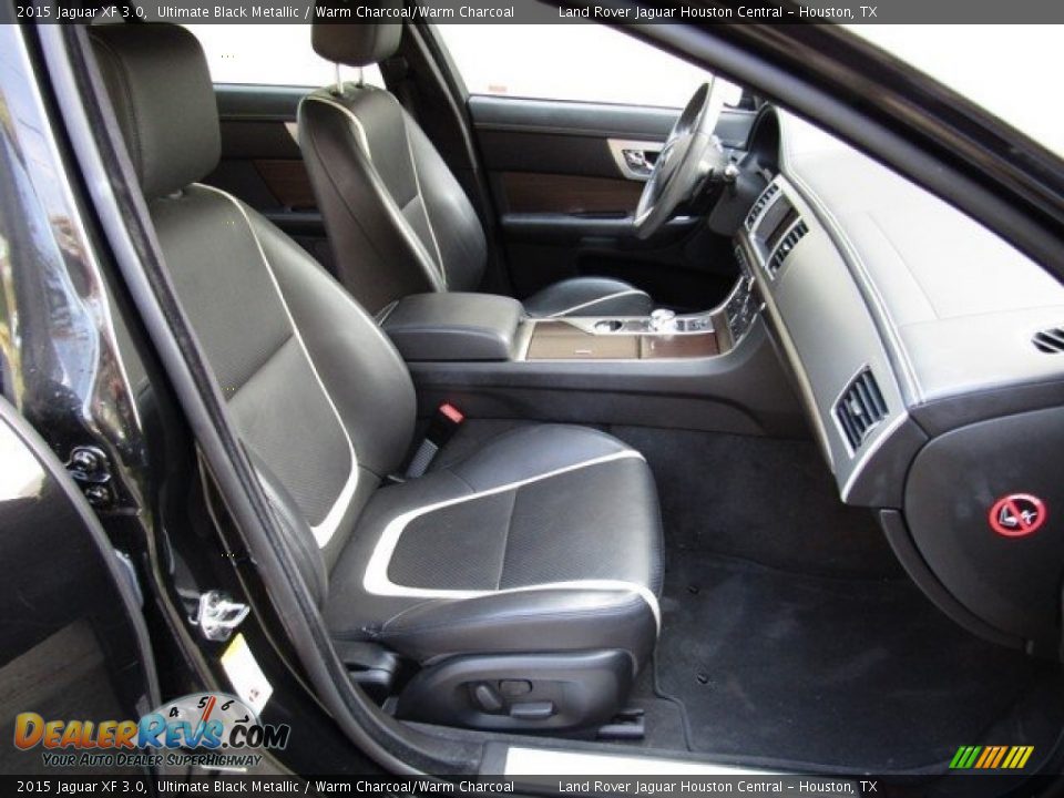 2015 Jaguar XF 3.0 Ultimate Black Metallic / Warm Charcoal/Warm Charcoal Photo #5