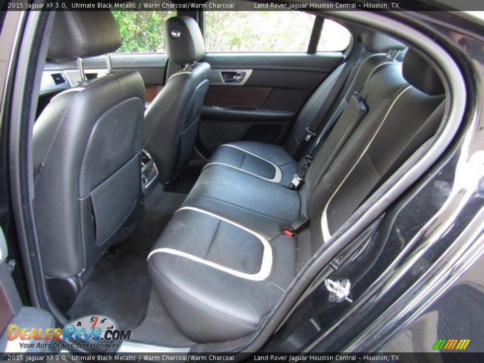 2015 Jaguar XF 3.0 Ultimate Black Metallic / Warm Charcoal/Warm Charcoal Photo #13