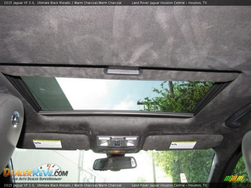 2015 Jaguar XF 3.0 Ultimate Black Metallic / Warm Charcoal/Warm Charcoal Photo #17