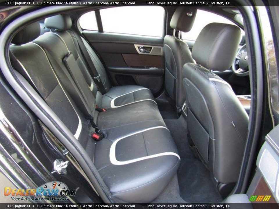 2015 Jaguar XF 3.0 Ultimate Black Metallic / Warm Charcoal/Warm Charcoal Photo #18