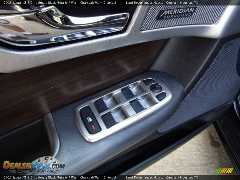 2015 Jaguar XF 3.0 Ultimate Black Metallic / Warm Charcoal/Warm Charcoal Photo #24