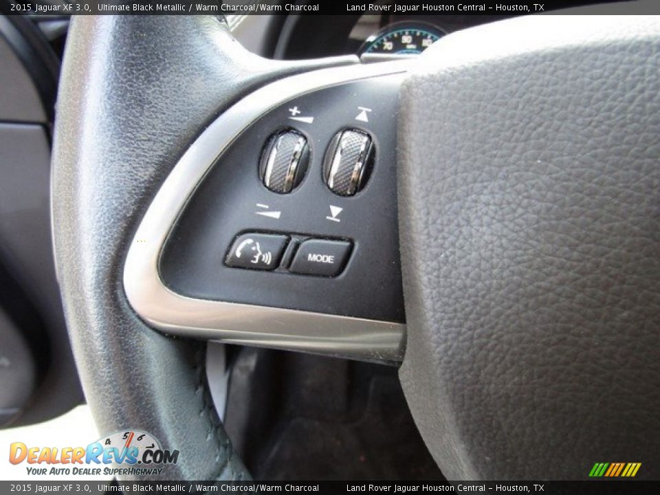 2015 Jaguar XF 3.0 Ultimate Black Metallic / Warm Charcoal/Warm Charcoal Photo #27