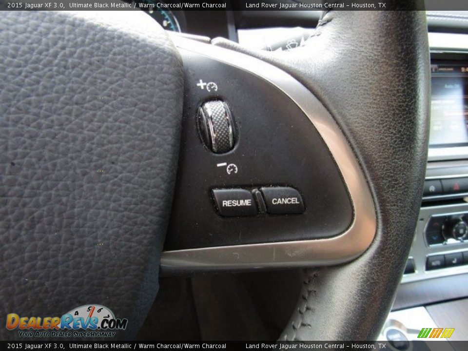 2015 Jaguar XF 3.0 Ultimate Black Metallic / Warm Charcoal/Warm Charcoal Photo #28