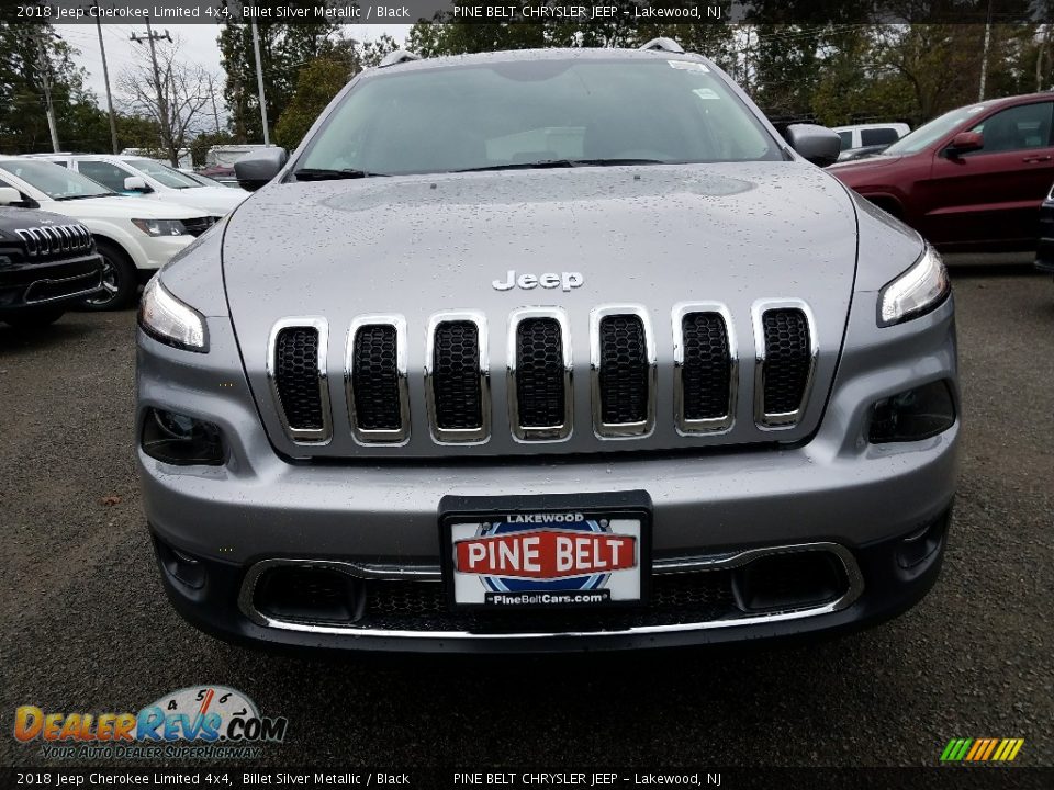 2018 Jeep Cherokee Limited 4x4 Billet Silver Metallic / Black Photo #2
