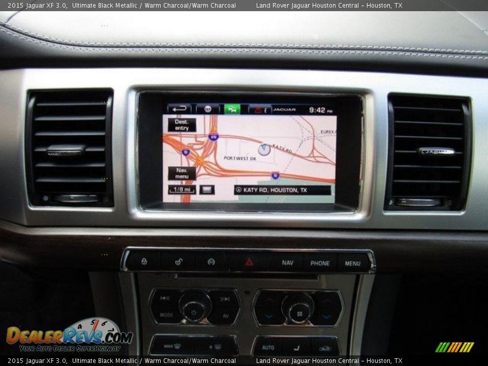 2015 Jaguar XF 3.0 Ultimate Black Metallic / Warm Charcoal/Warm Charcoal Photo #30