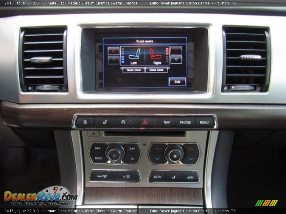 2015 Jaguar XF 3.0 Ultimate Black Metallic / Warm Charcoal/Warm Charcoal Photo #32