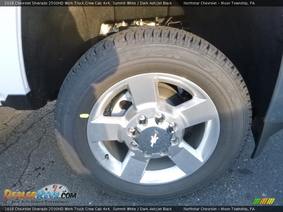 2018 Chevrolet Silverado 2500HD Work Truck Crew Cab 4x4 Summit White / Dark Ash/Jet Black Photo #2