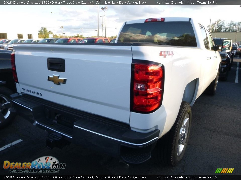 2018 Chevrolet Silverado 2500HD Work Truck Crew Cab 4x4 Summit White / Dark Ash/Jet Black Photo #4