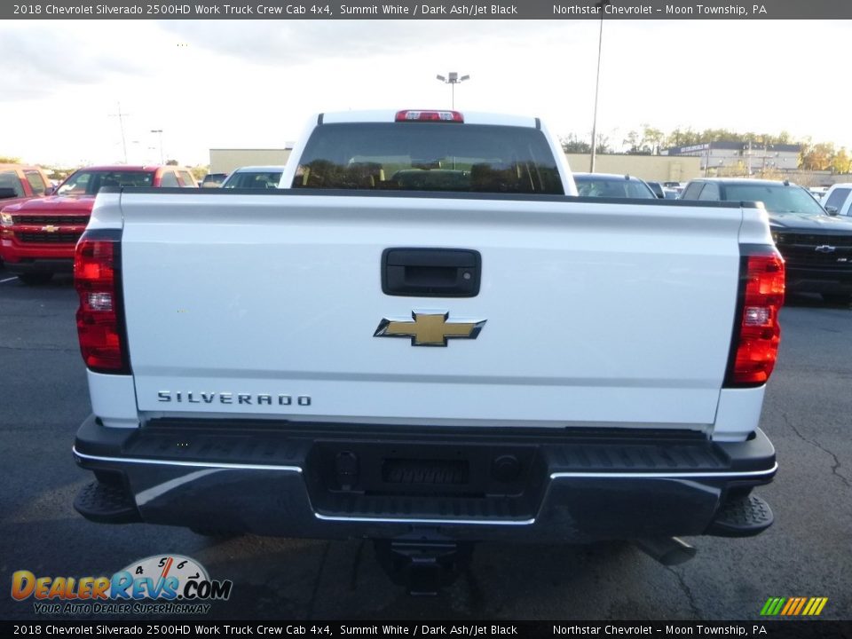 2018 Chevrolet Silverado 2500HD Work Truck Crew Cab 4x4 Summit White / Dark Ash/Jet Black Photo #5