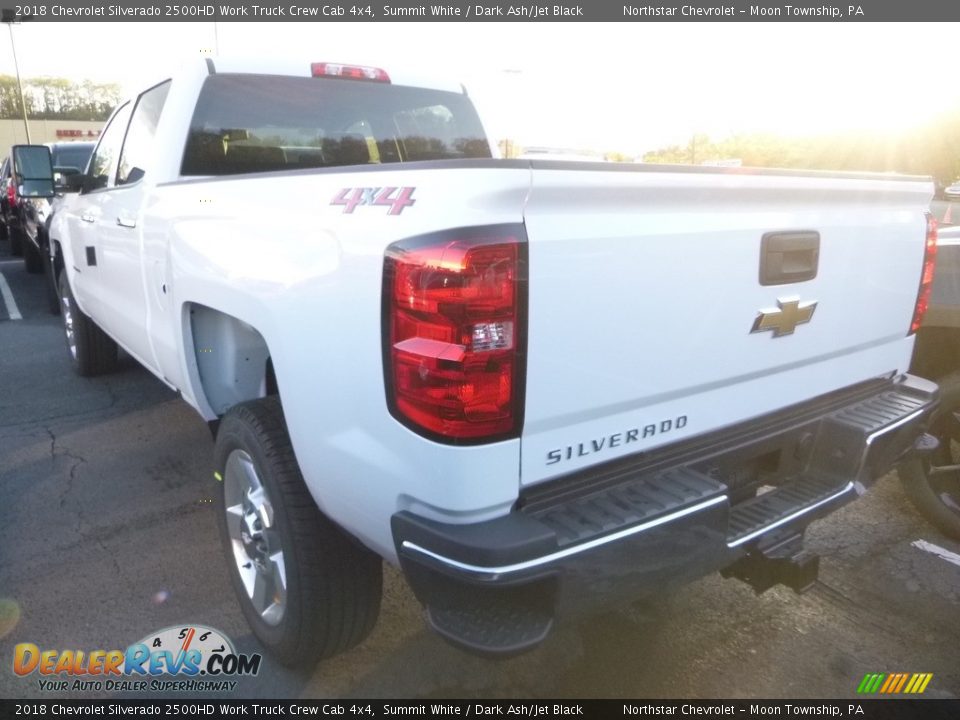 2018 Chevrolet Silverado 2500HD Work Truck Crew Cab 4x4 Summit White / Dark Ash/Jet Black Photo #6