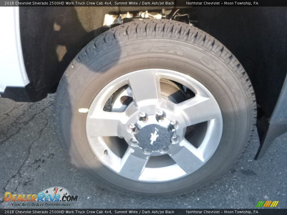 2018 Chevrolet Silverado 2500HD Work Truck Crew Cab 4x4 Summit White / Dark Ash/Jet Black Photo #8