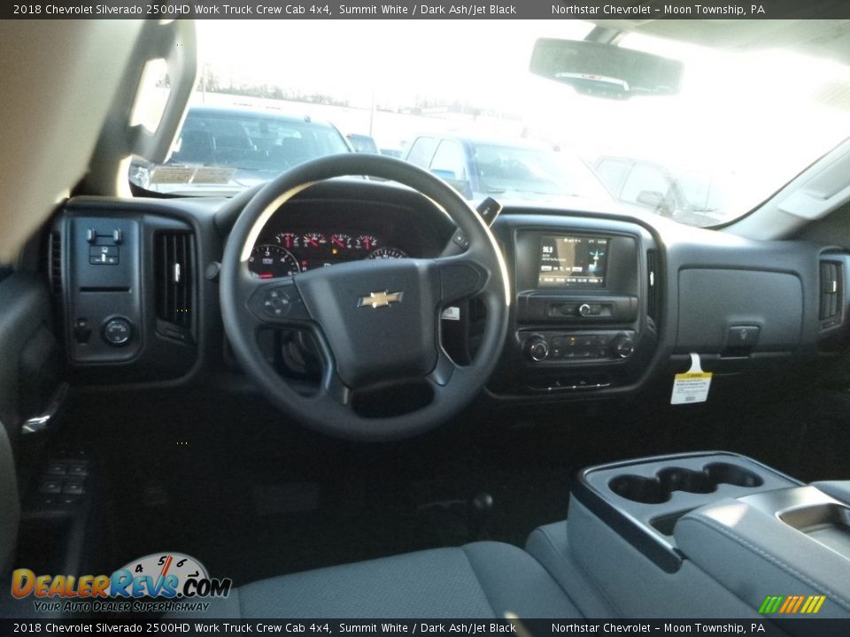 2018 Chevrolet Silverado 2500HD Work Truck Crew Cab 4x4 Summit White / Dark Ash/Jet Black Photo #13