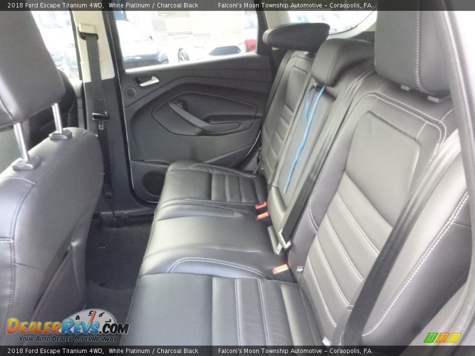 Rear Seat of 2018 Ford Escape Titanium 4WD Photo #8
