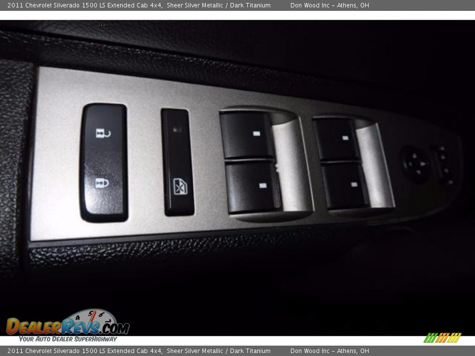 2011 Chevrolet Silverado 1500 LS Extended Cab 4x4 Sheer Silver Metallic / Dark Titanium Photo #28