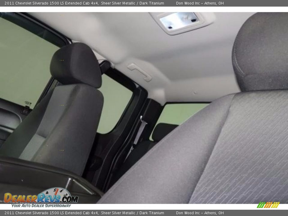 2011 Chevrolet Silverado 1500 LS Extended Cab 4x4 Sheer Silver Metallic / Dark Titanium Photo #30