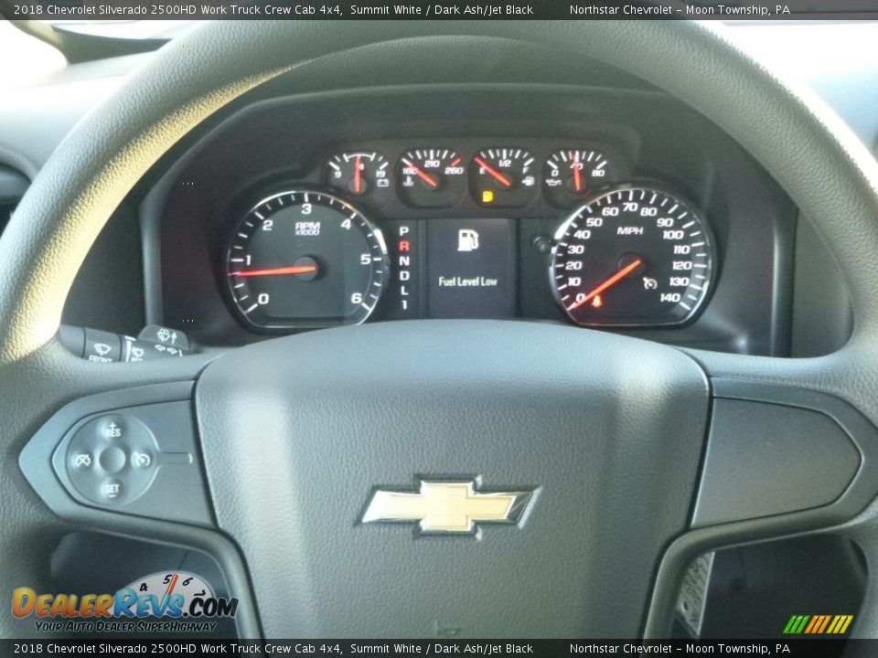 2018 Chevrolet Silverado 2500HD Work Truck Crew Cab 4x4 Summit White / Dark Ash/Jet Black Photo #19