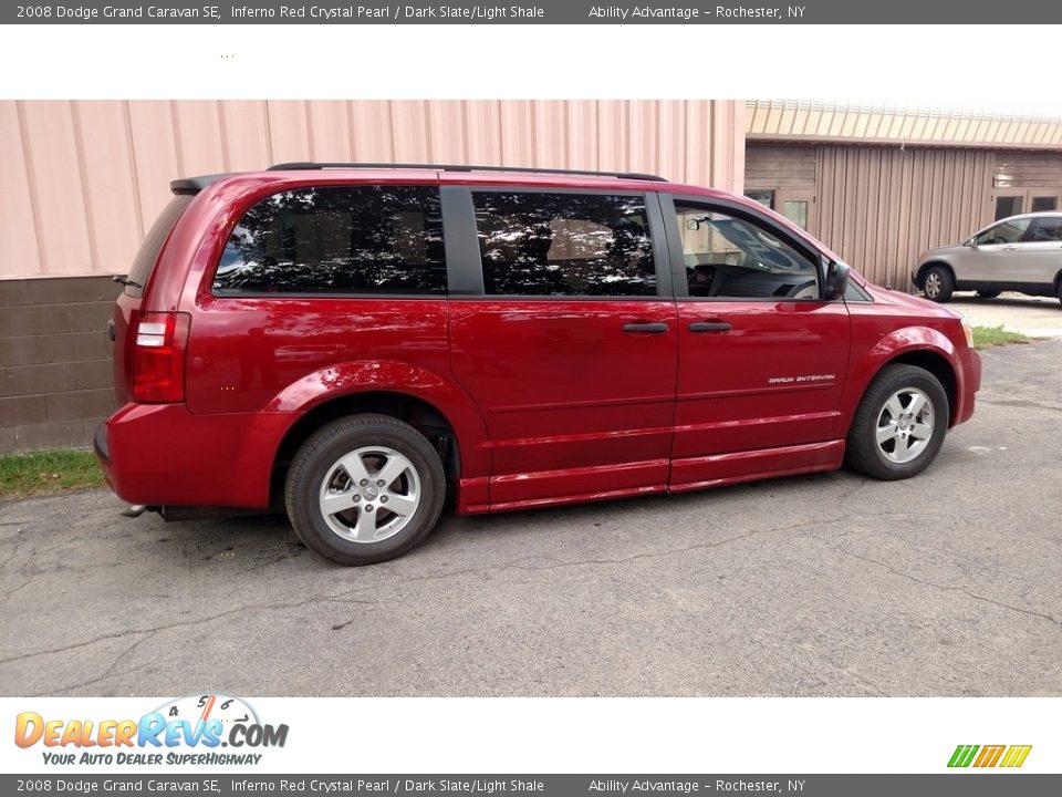 2008 Dodge Grand Caravan SE Inferno Red Crystal Pearl / Dark Slate/Light Shale Photo #5