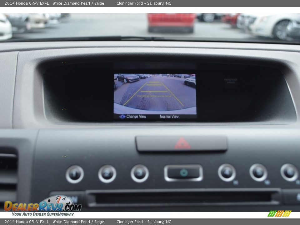 2014 Honda CR-V EX-L White Diamond Pearl / Beige Photo #18