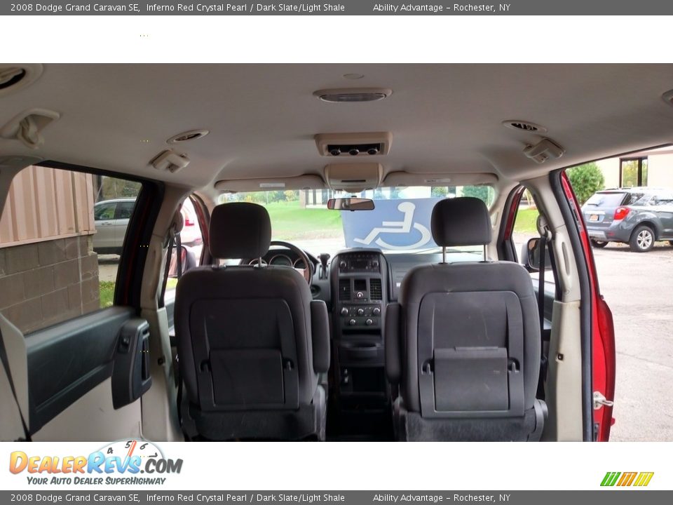2008 Dodge Grand Caravan SE Inferno Red Crystal Pearl / Dark Slate/Light Shale Photo #17