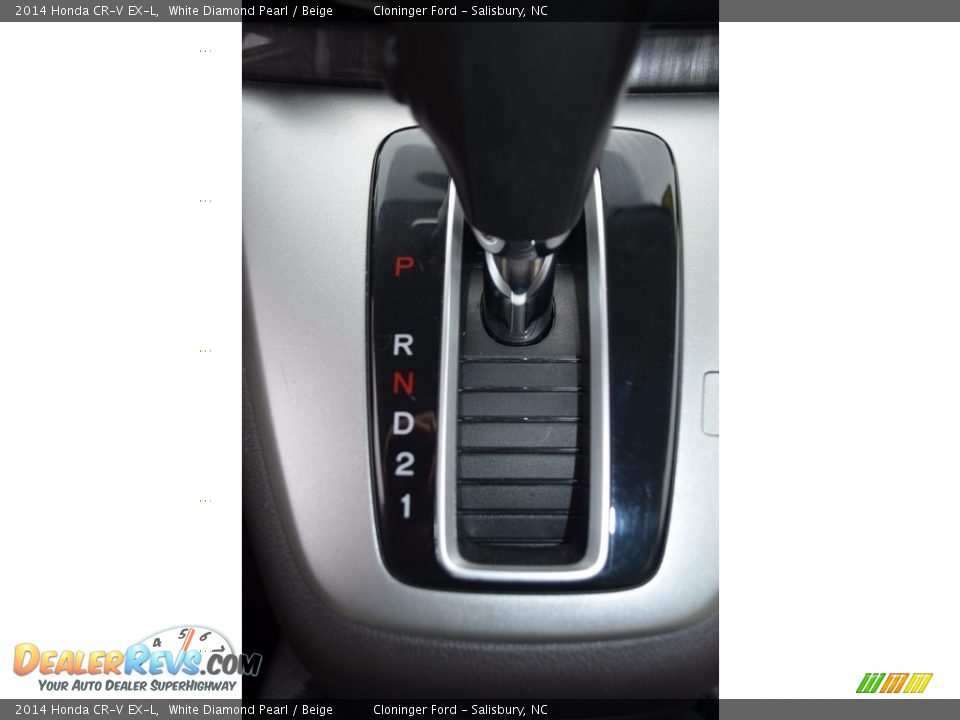 2014 Honda CR-V EX-L White Diamond Pearl / Beige Photo #21