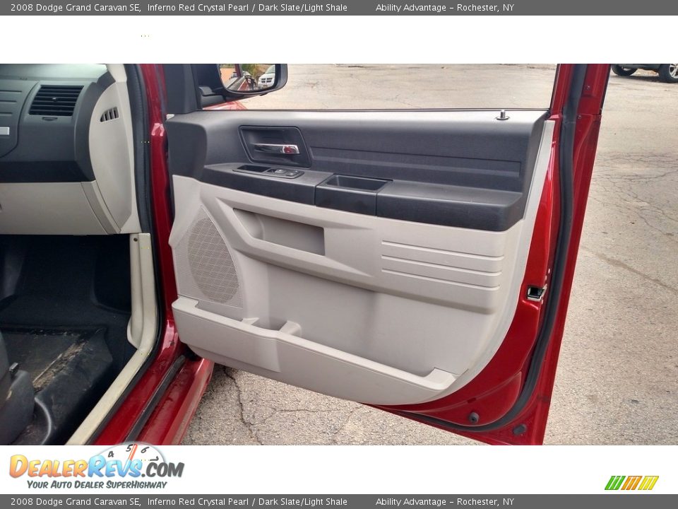 2008 Dodge Grand Caravan SE Inferno Red Crystal Pearl / Dark Slate/Light Shale Photo #21