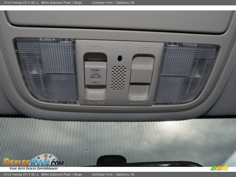 2014 Honda CR-V EX-L White Diamond Pearl / Beige Photo #25