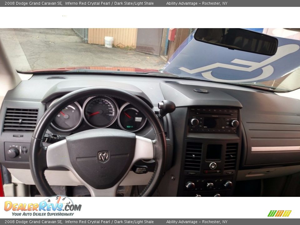 2008 Dodge Grand Caravan SE Inferno Red Crystal Pearl / Dark Slate/Light Shale Photo #27
