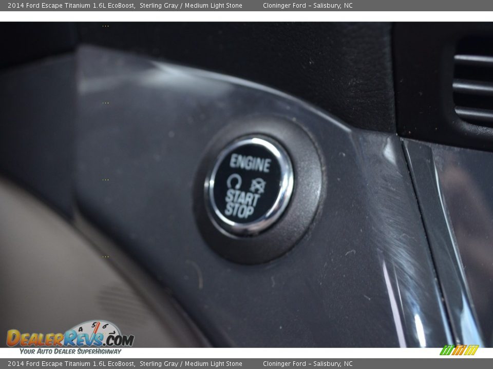 2014 Ford Escape Titanium 1.6L EcoBoost Sterling Gray / Medium Light Stone Photo #24