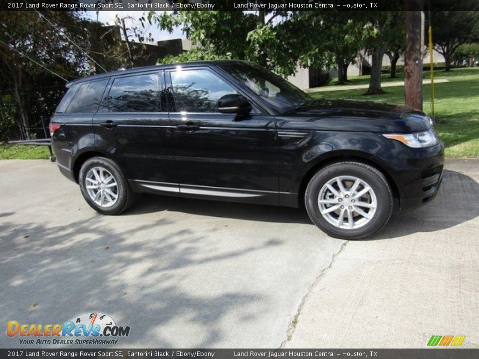 2017 Land Rover Range Rover Sport SE Santorini Black / Ebony/Ebony Photo #1