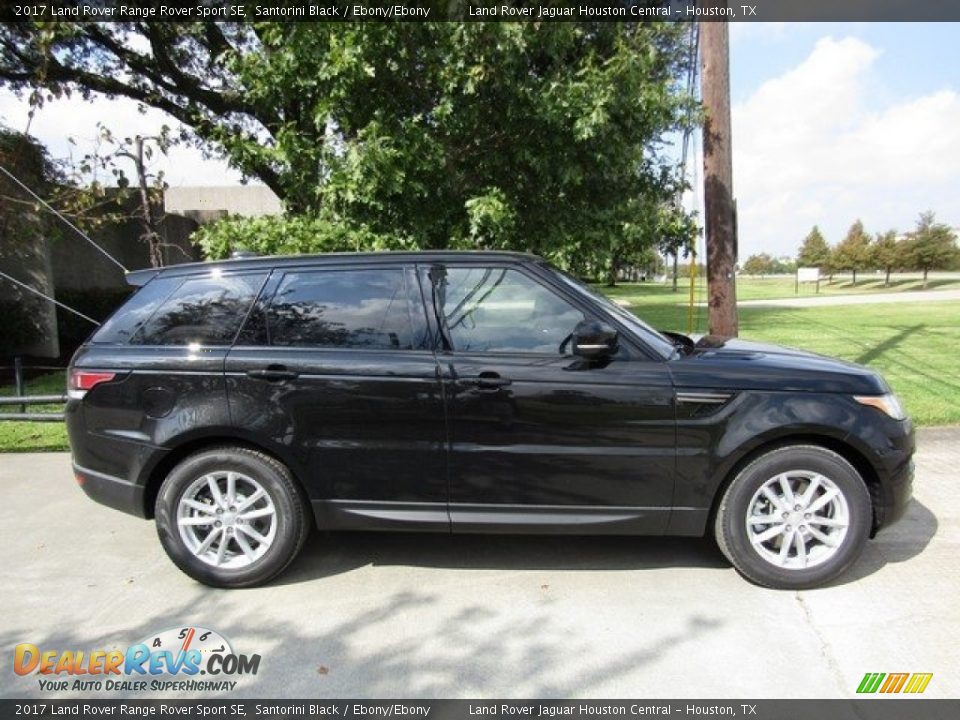 2017 Land Rover Range Rover Sport SE Santorini Black / Ebony/Ebony Photo #6