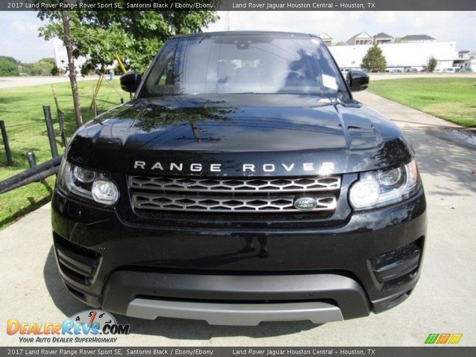 2017 Land Rover Range Rover Sport SE Santorini Black / Ebony/Ebony Photo #9